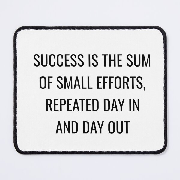 Item preview,  Success is the sum of small efforts, repeated day in and day out designed and sold by Inspirationmotivation.