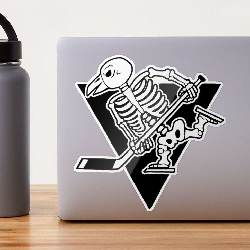 Pittsburgh Penguins Skeleton Logo Halloween shirt