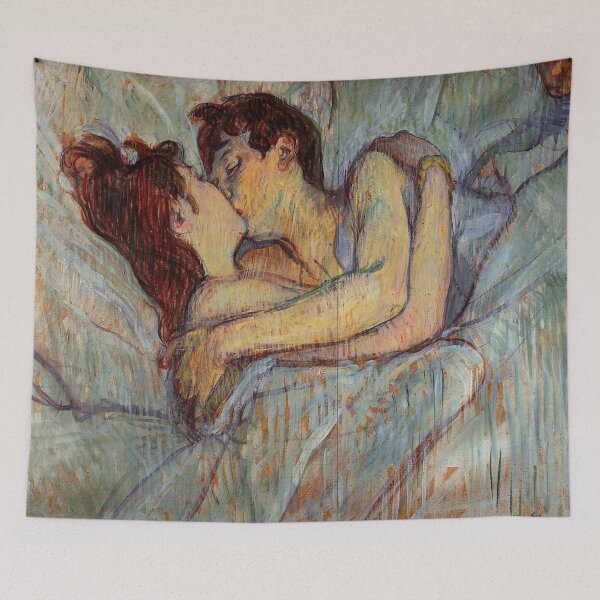 Item preview, henri de toulouse lautrec - In bed the kiss designed and sold by Vivanne-art.