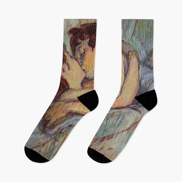Item preview, henri de toulouse lautrec - In bed the kiss designed and sold by Vivanne-art.