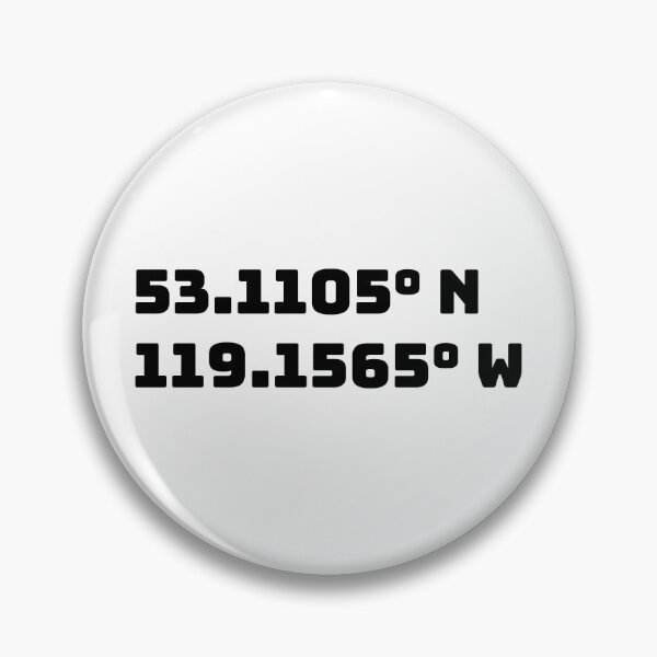Item preview, Mount Robson Coordinates (Black) |  designed and sold by PixelsandPulp.