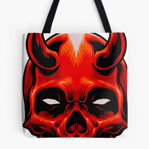 Item preview, Cabeza de diablo rojo de personaje de demonio de Halloween designed and sold by Podonok.