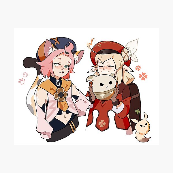 Item preview, Klee and Diona Genshin impact designed and sold by iampompeii.