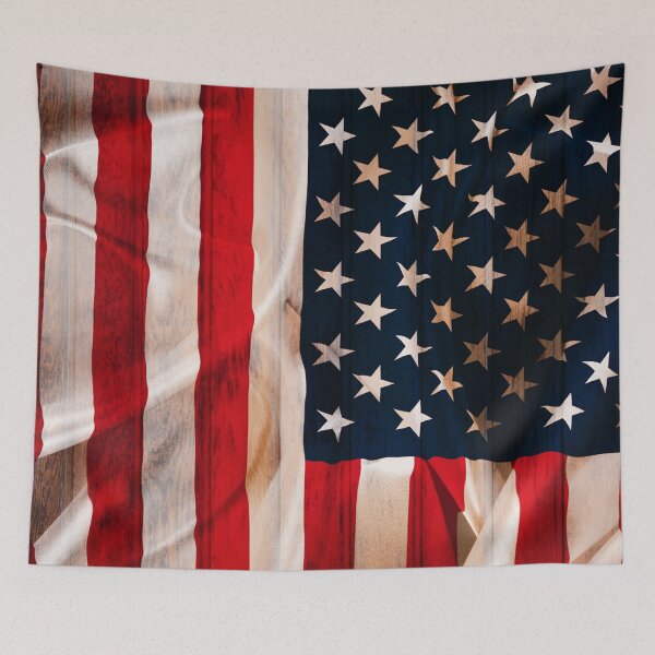 Item preview, American flag wrinkled designed and sold by Shawa Shop.