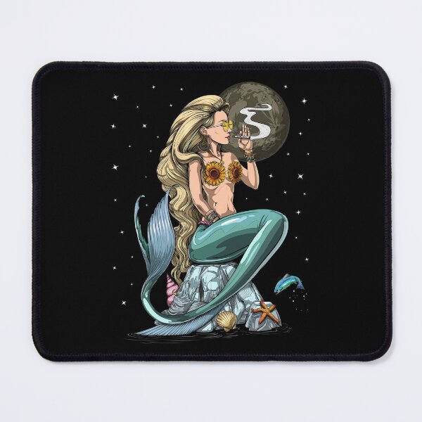 Item preview, Mermaid Hippie Stoner designed and sold by underheaven.
