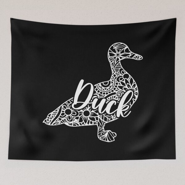 Item preview, White Mandala Duck designed and sold by PolishedPin.