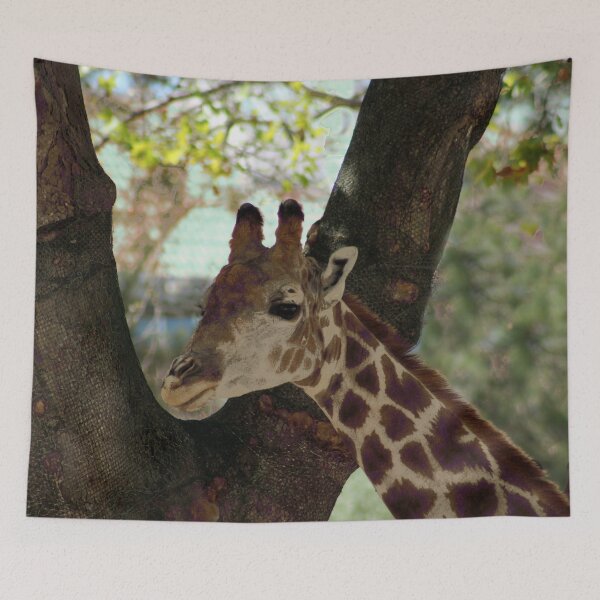 Item preview, Zoo Animal Giraffe Portrait designed and sold by Anna Lemos.