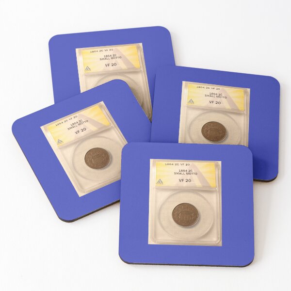 Item preview, 1864 2C VF 20 Small Motto Two Cents ANACS designed and sold by coinsxcrochet.