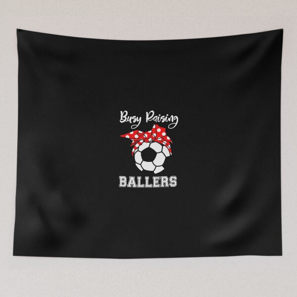 Item preview, Busy Raising Ballers Funny Soccer Mom designed and sold by ichieli.