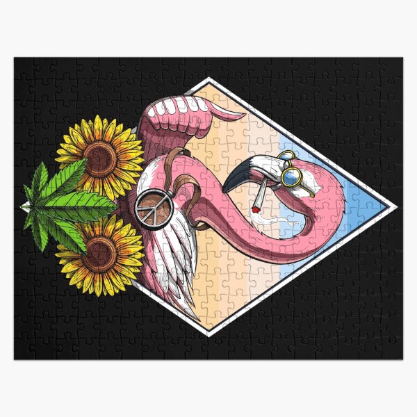 Artikel-Vorschau von Flamingo Weed Stoner, designt und verkauft von underheaven.