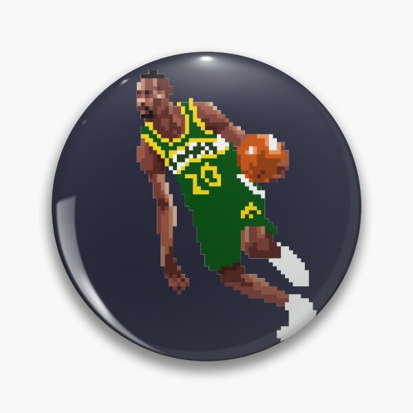 Item preview, Gary Payton Pixel Dribble Qiangy designed and sold by qiangdade.