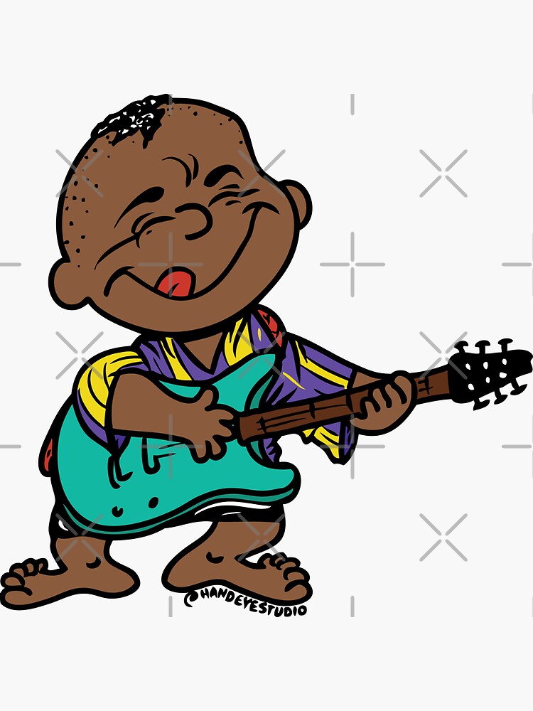 Thumbnail 3 of 3, Sticker, Oteil Gratenuts Dead and Co designed and sold by HandEyeStudio.
