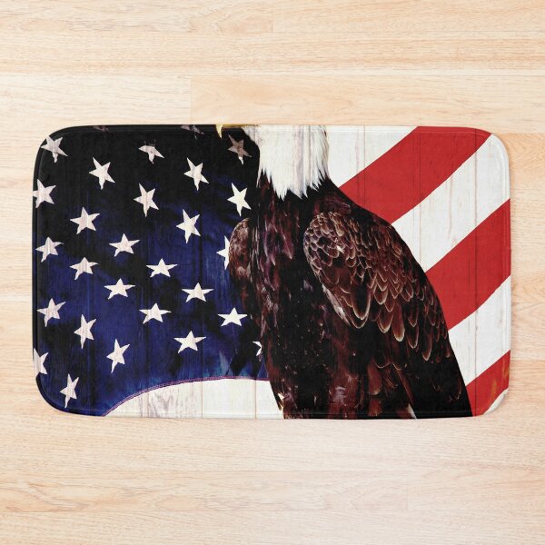 Item preview, Eagle on america flag designed and sold by Shawa Shop.