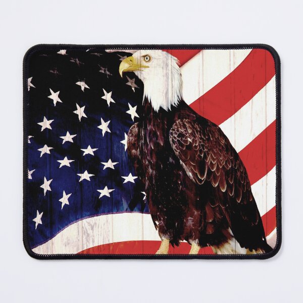 Item preview, Eagle on america flag designed and sold by Shawa Shop.