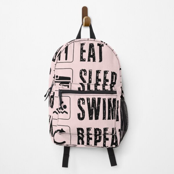 Item preview, Swim Eat Sleep Swim Repeat Swimming Swimmer Pool Fast Race Training Breathstroke designed and sold by NezebelKelsey.