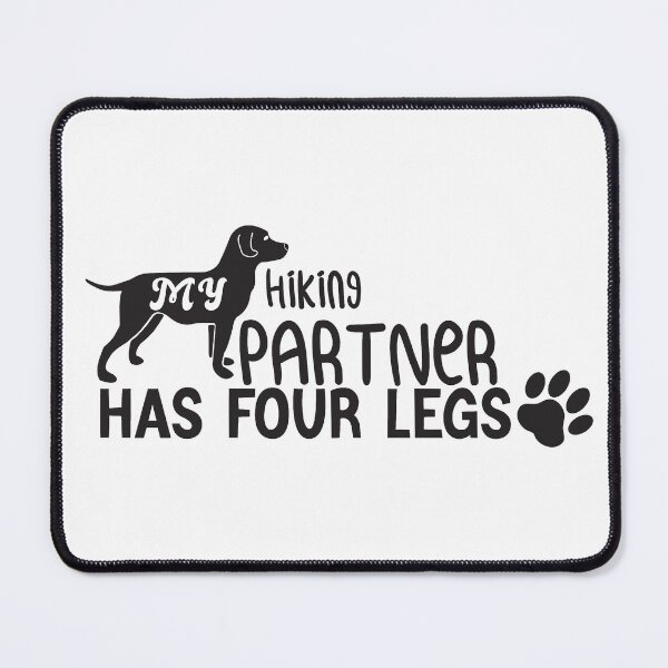 Item preview, My Hiking Partner Has Four Legs Gift Idea For Dogs Hiker lover designed and sold by Yobeli.