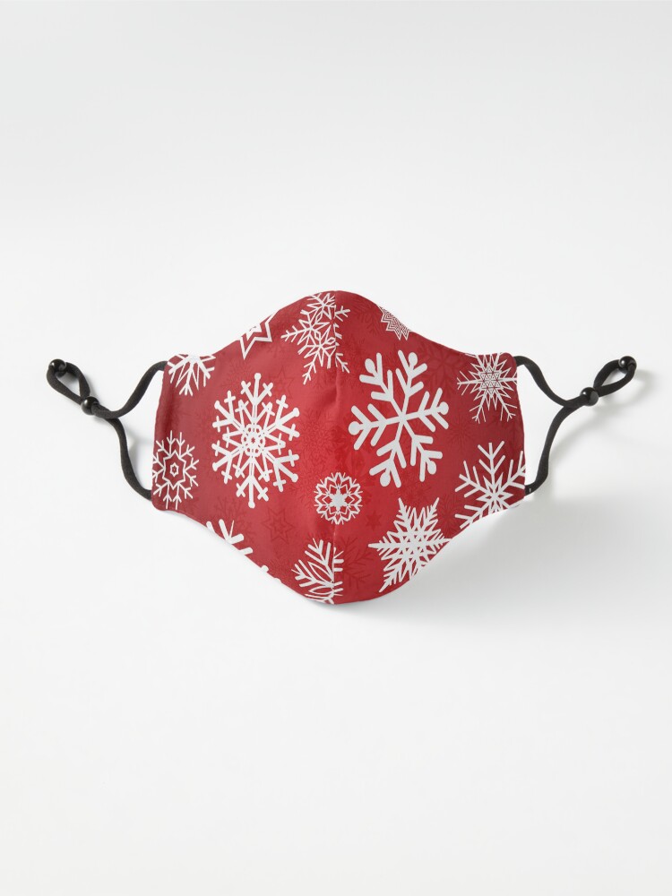 Alternate view of Christmas Snowflakes Mask