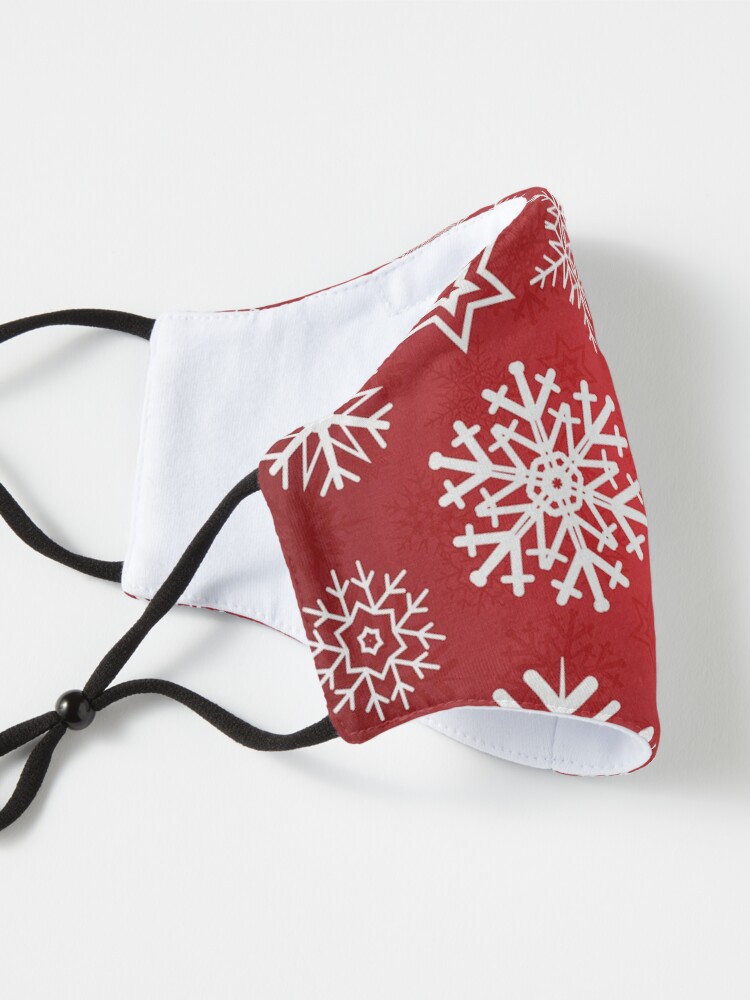 Alternate view of Christmas Snowflakes Mask