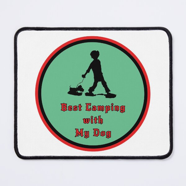 Item preview, Best Camping with My Dog 01 designed and sold by PodiShawna.