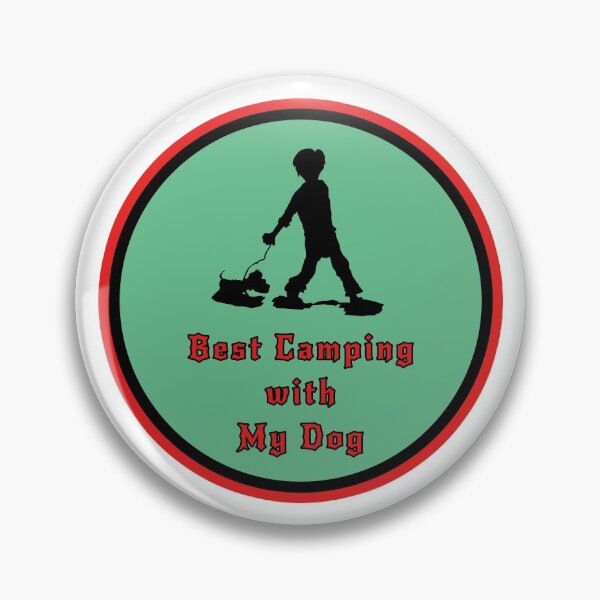 Item preview, Best Camping with My Dog 01 designed and sold by PodiShawna.