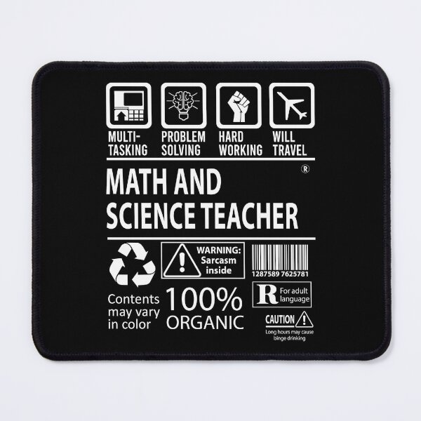 Item preview, Math And Science Teacher T Shirt - MultiTasking Certified Job Gift Item Tee designed and sold by heaneyrowe.