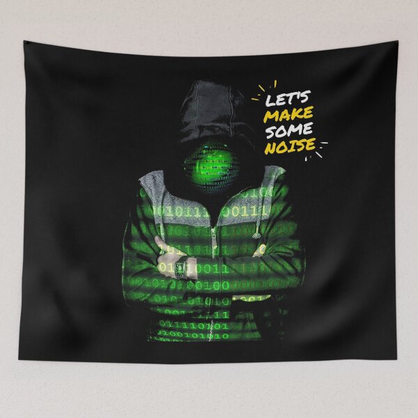 Item preview, Hacker Lets make some noise designed and sold by Dream Lane.