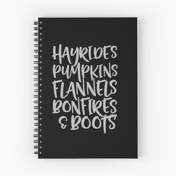 Item preview, Hayrides pumpkins flannels bonfires & boots designed and sold by pnkpopcorn.