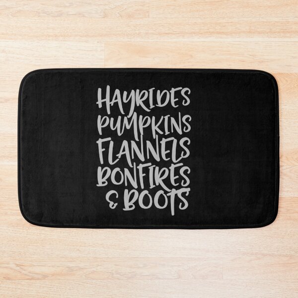 Item preview, Hayrides pumpkins flannels bonfires & boots designed and sold by pnkpopcorn.