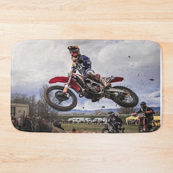 Item preview, Motocross Racer Grabbing Big Air designed and sold by Tim Thompson.