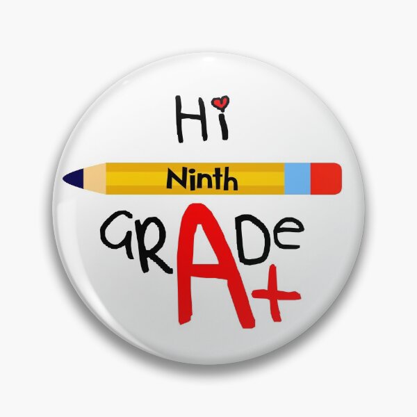 Item preview, Hi Ninth Grade Grade - Black Text designed and sold by Loving-school.