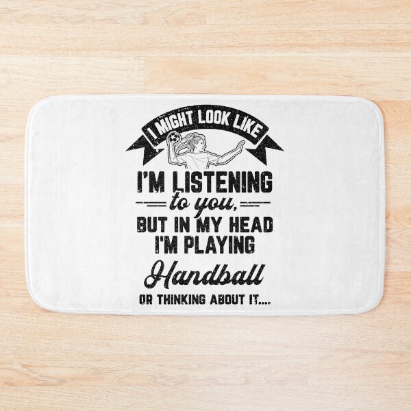 Item preview, Handball Gift, I Might Look Like I'm Listening to You But in My Head I'm Playing Handball or thinking about it Handball lover gifts for men, gifts for Handball players men designed and sold by Orange Pieces.