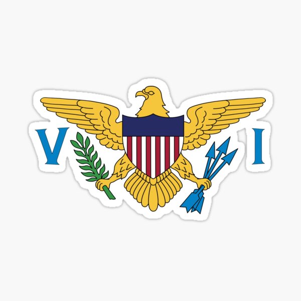 US Virgin Islands Flag Sticker