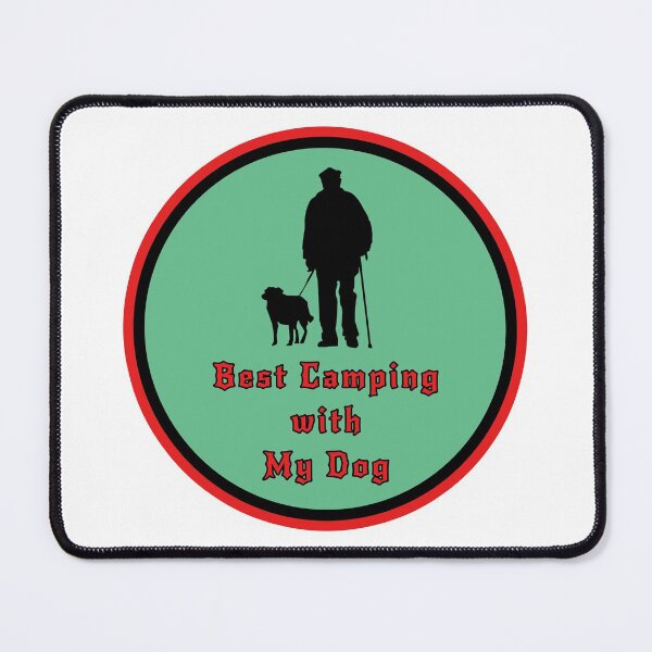 Item preview, Best Camping with My Dog 02 designed and sold by PodiShawna.