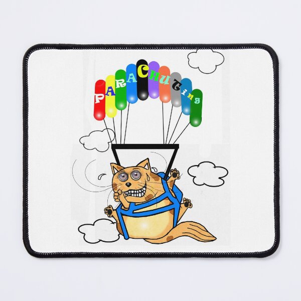 Item preview, Parachuting - Cat  designed and sold by Shirley cute art .