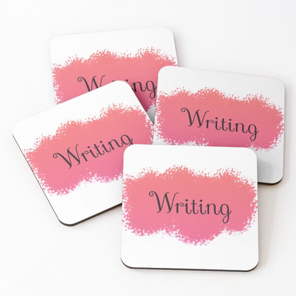 Item preview, Writing School Subject Label - Peach to Pink Gradient designed and sold by IrinchiDE.