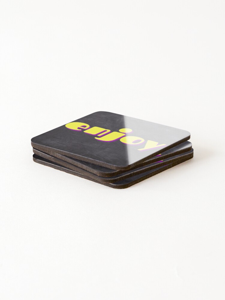 Thumbnail 4 of 5, Coasters (Set of 4), Enjoy designed and sold by Rimmi01.