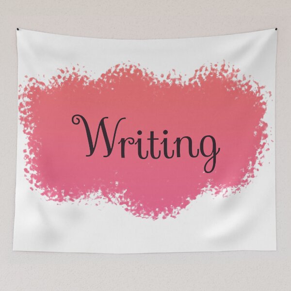 Item preview, Writing School Subject Label - Peach to Pink Gradient designed and sold by IrinchiDE.