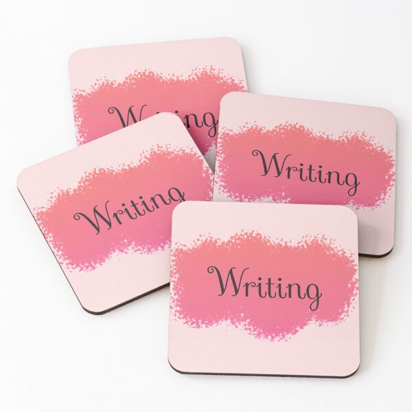 Item preview, Writing School Subject Label - Peach to Pink Gradient designed and sold by IrinchiDE.