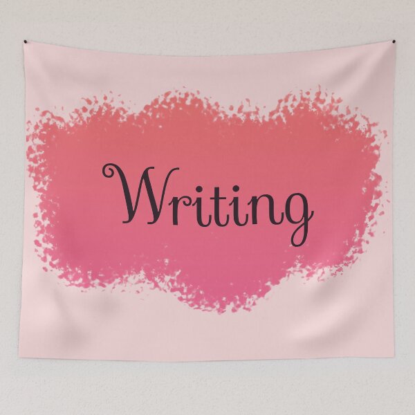 Item preview, Writing School Subject Label - Peach to Pink Gradient designed and sold by IrinchiDE.
