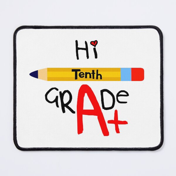 Item preview, Hi Tenth Grade - Black Text designed and sold by Loving-school.