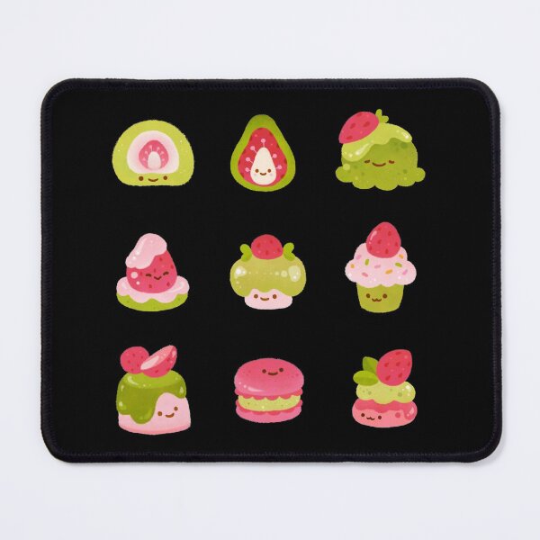Item preview, Strawberry Matcha - black designed and sold by pikaole.
