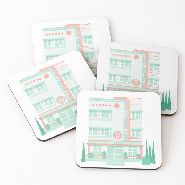 Item preview, Art Deco Coffee Shop Christmas designed and sold by jenbucheli.