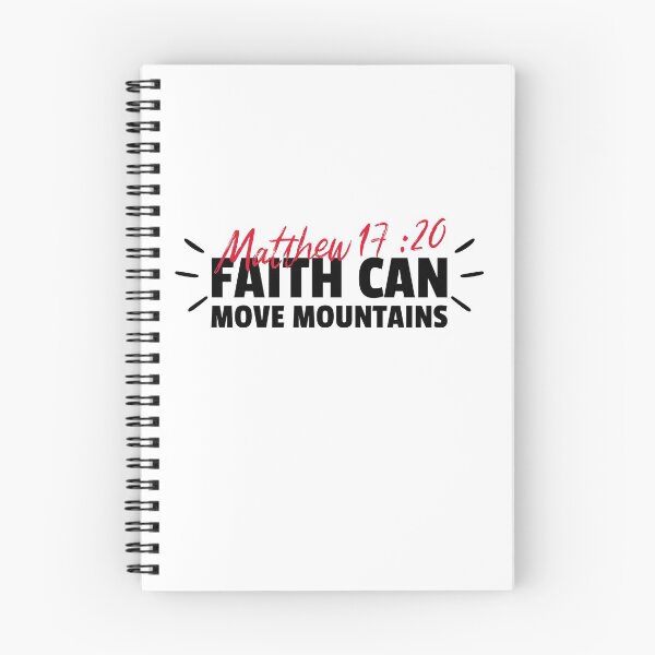 Item preview, Faith Can Move Mountains, Matthew 17:20 designed and sold by HeavenlyCrafts.