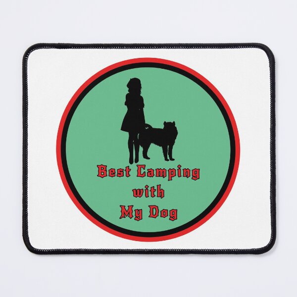 Item preview, Best Camping with My Dog 03 designed and sold by PodiShawna.