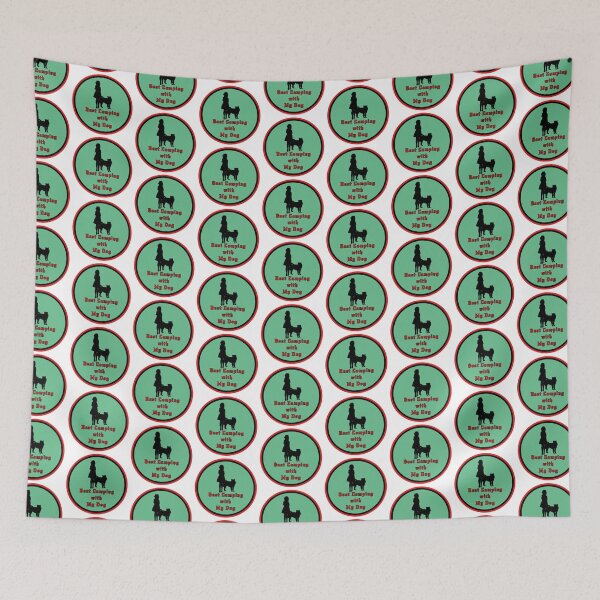 Item preview, Best Camping with My Dog 03 designed and sold by PodiShawna.