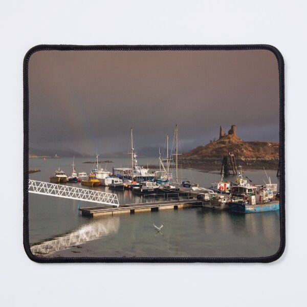 Item preview, Kyleakin Harbour Loch Alsh Rainbow Skye Scotland designed and sold by PhotosEcosse.