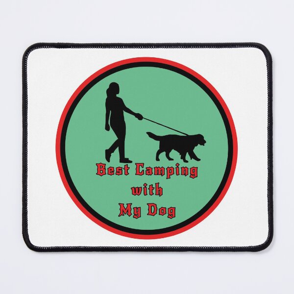 Item preview, Best Camping with My Dog 04 designed and sold by PodiShawna.