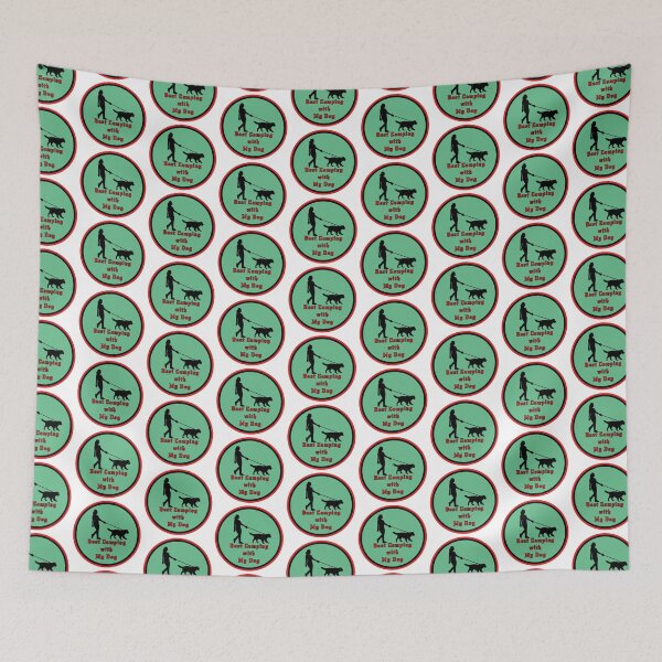 Item preview, Best Camping with My Dog 04 designed and sold by PodiShawna.