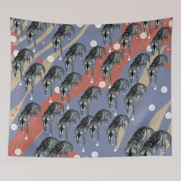 Item preview, British Columbia grey wolf designed and sold by belettelepink.
