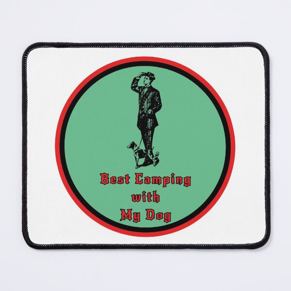 Item preview, Best Camping with My Dog 05 designed and sold by PodiShawna.
